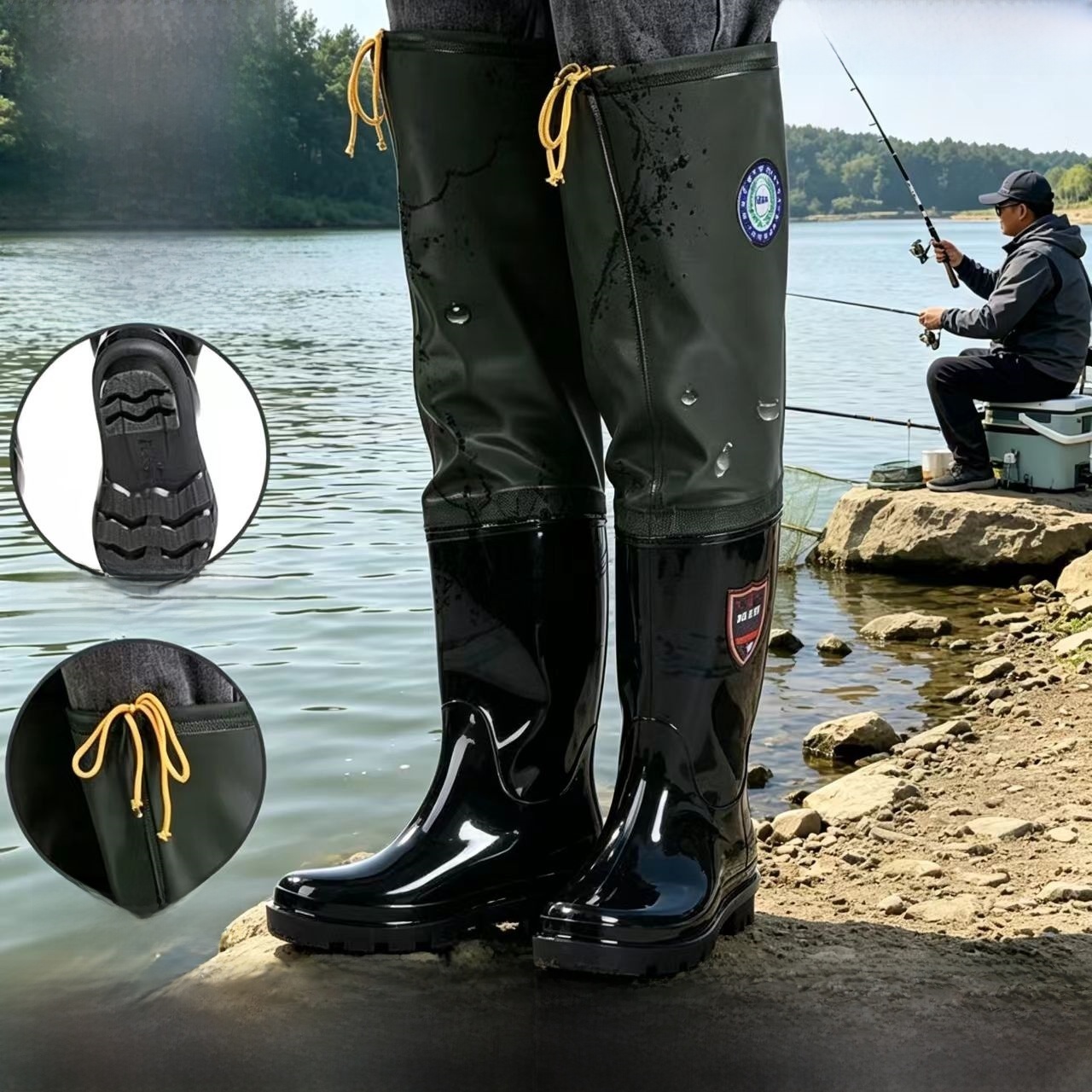 Fishing Boots - Утолщенные высокие резиновые сапоги выше колена