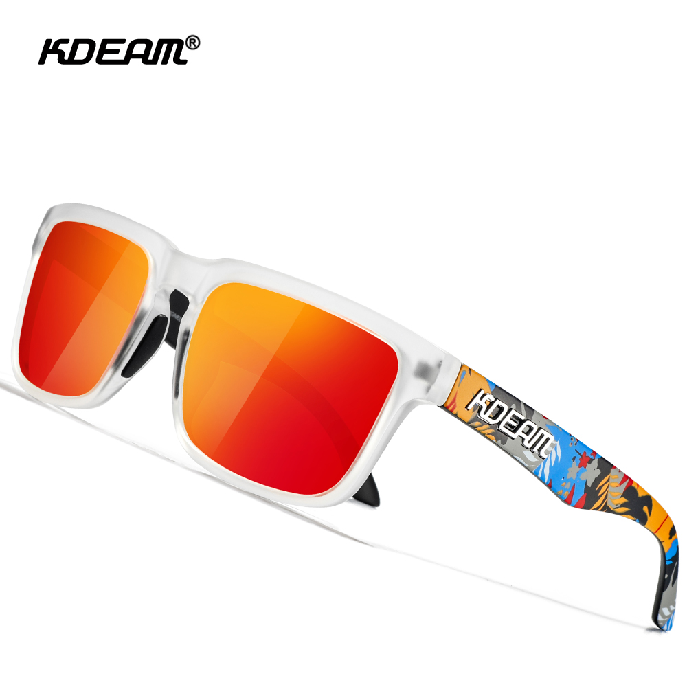 Fishing Sunglasses Polarized - Стильные квадратные солнцезащитные очки KDEAM для