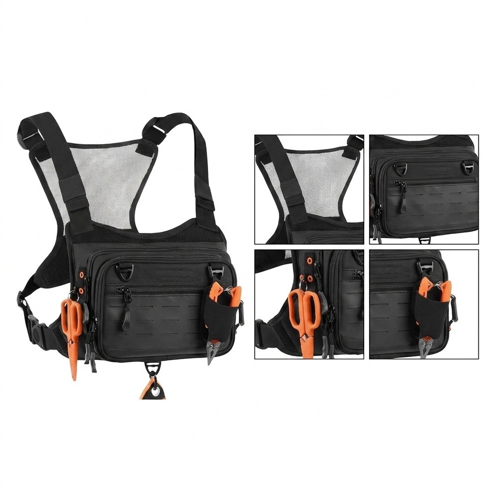 Рюкзак-жилет для нахлыстовой р – обзор и цена Fishing Vest